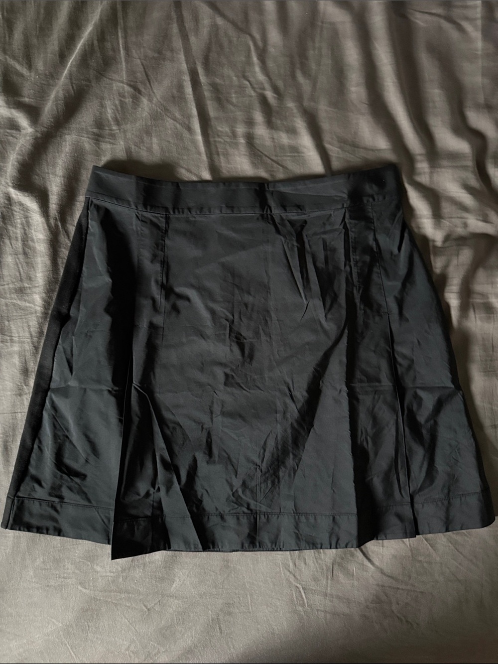 COS Black Mini Skirt with Subtle A-Line